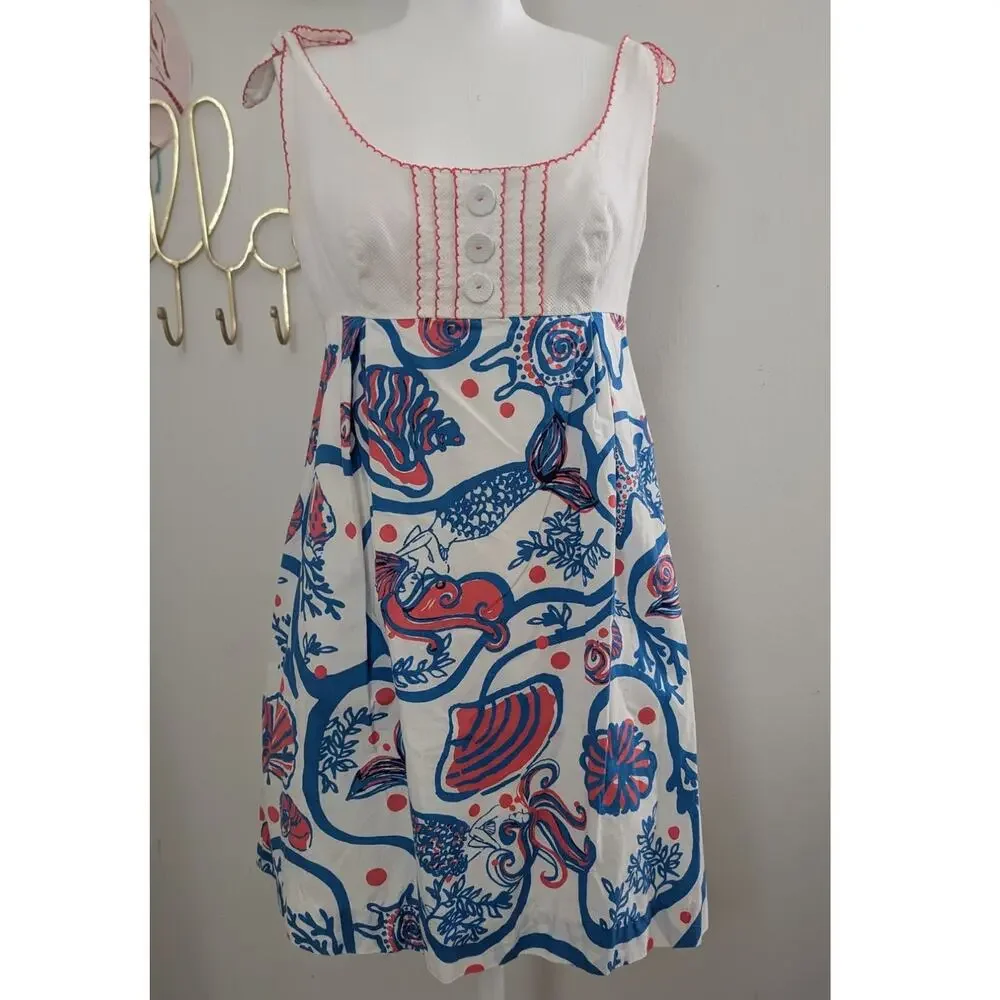 Lilly Pulitzer Scales and Tails Dress - Picture 2 of 12